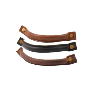 Buy Rounded Leather Handles (Brown/Oak/Black) - FromNorge.Com