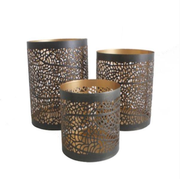 HB Candle Holders, set of 3 (in gift box)