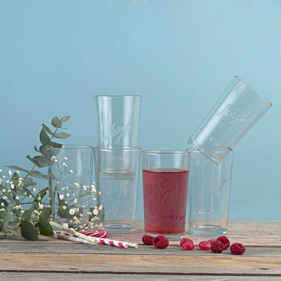 Norgesglasset Drinking Glass 14 fl oz 6pk - *Limited preorders, shipped in September*