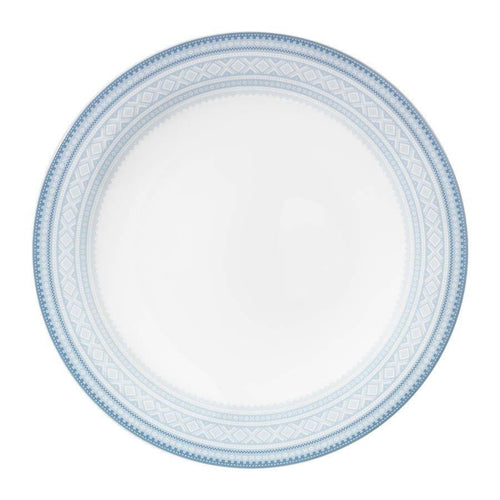 Buy Flat dinner plate (28cm) in BLUE Marius pattern, 4-pack - MARIUS - FromNorge.Com
