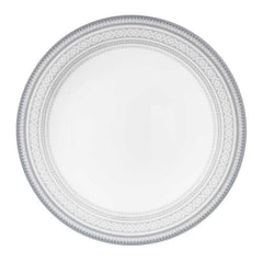 Flat dinner plate (11in) in GRAY Marius pattern, 4-pack - MARIUS